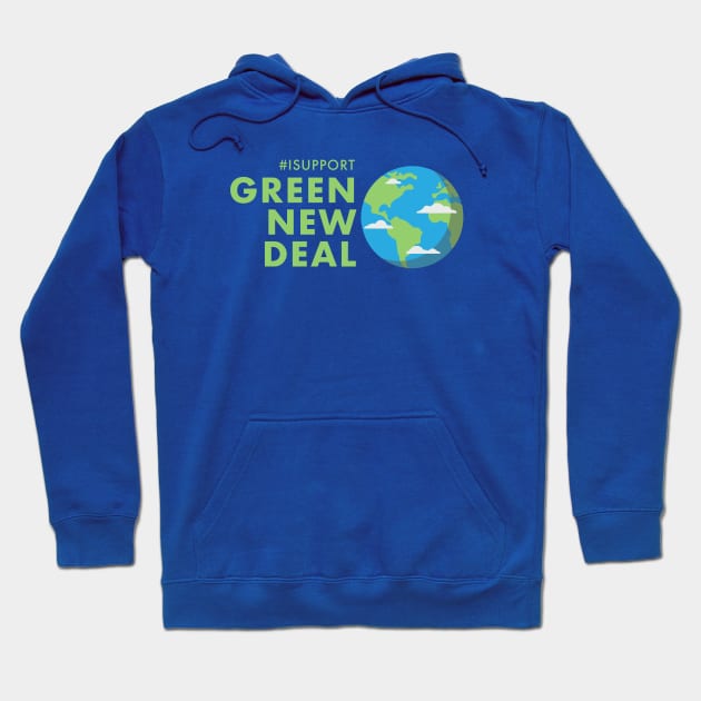 GREEN NEW DEAL Hoodie by brewok123